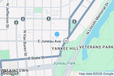 Map image of the property - 1028 E Juneau Ave