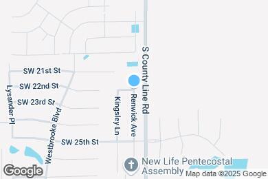 Map image of the property - 11721 SW 22nd Terrace