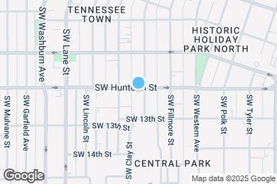 Map image of the property - 1245 SW Clay St