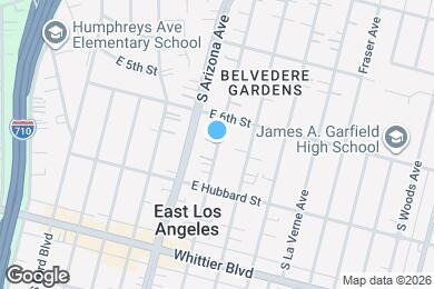 Map image of the property - 627 1/2 S Kern Ave