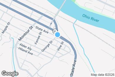 Map image of the property - 1704 State Ave