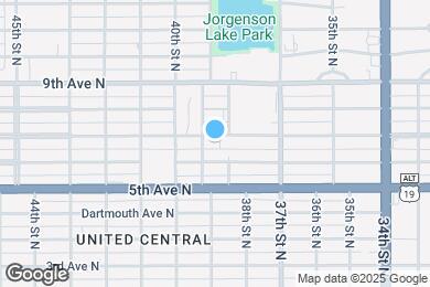 Map image of the property - 3872 7th Ave N