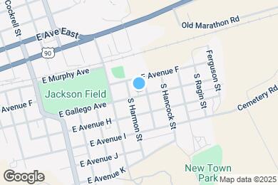 Map image of the property - 1307 E Gallego Ave