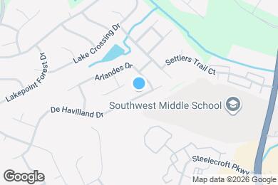 Map image of the property - 15134 De Havilland Dr