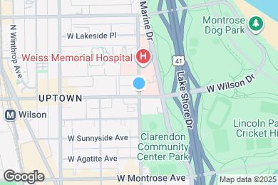 Map image of the property - 4602 N Clarendon Ave