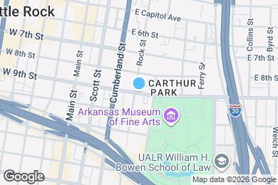 Map image of the property - 406 E 9th St