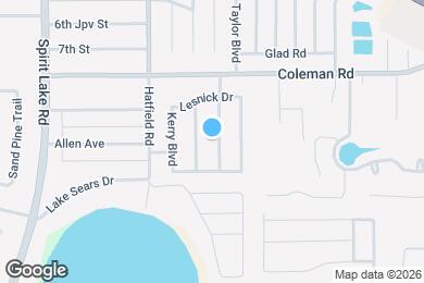 Map image of the property - 839 Cinnamon Dr