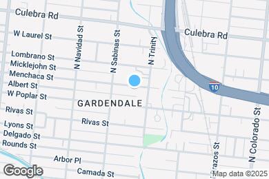 Map image of the property - 720 Menchaca St