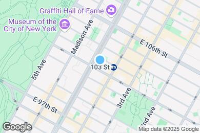 Map image of the property - 109 E 102nd St