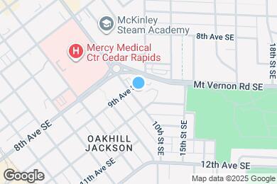 Map image of the property - Oak Hill Apartments