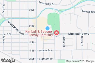 Map image of the property - 2430 Muscatine Ave