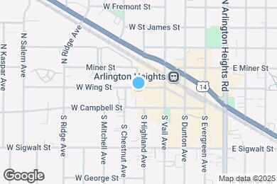 Map image of the property - 151 W Wing St