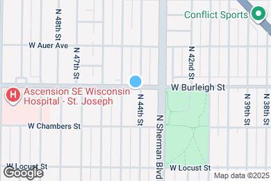 Map image of the property - 4409 W Burleigh St