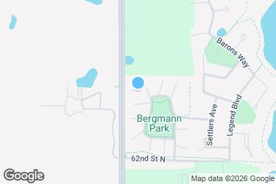 Map image of the property - 1107 Bergmann Dr