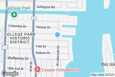 Map image of the property - 2201 N Lakeside Dr