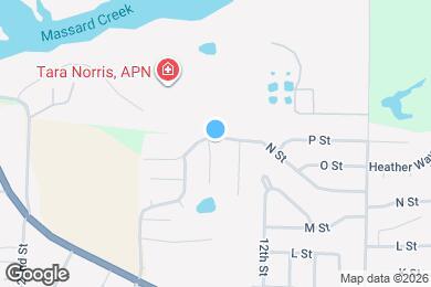 Map image of the property - 1512 14th Cir