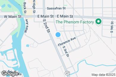 Map image of the property - 222 S 3rd St