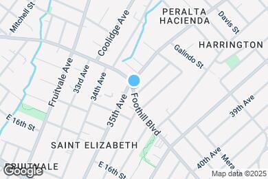 Map image of the property - 3524 Foothill Blvd
