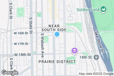 Map image of the property - 1619 S Michigan Ave