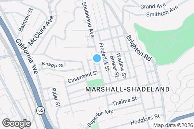 Map image of the property - 2917 Shadeland Ave