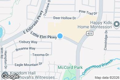Map image of the property - 2601 Little Elm Pky