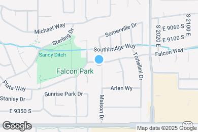 Map image of the property - 1840 E Falcon Way