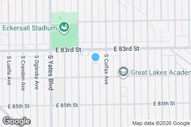 Map image of the property - 8329 S Kingston Ave