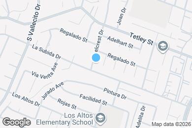 Map image of the property - 2546 Angelcrest Dr