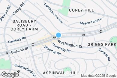 Map image of the property - 1619 Beacon St