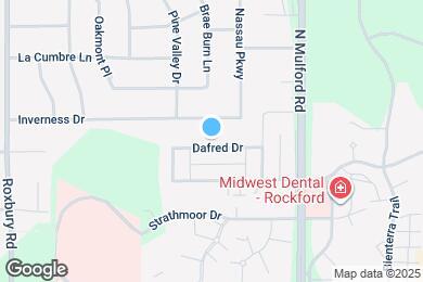 Map image of the property - 5834 Dafred Dr