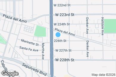 Map image of the property - 1647 W 226th St