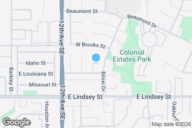 Map image of the property - 1029 Mobile Cir