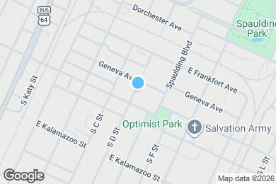 Map image of the property - 708 S D St