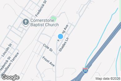 Map image of the property - 903 Harding Ave