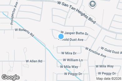 Map image of the property - 2913 W Gold Dust Ave