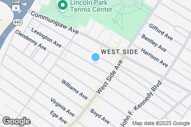 Map image of the property - 166 Lexington Ave
