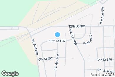 Map image of the property - 802 11th St NW