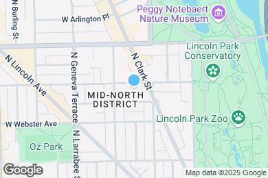 Map image of the property - 427 W Belden Ave
