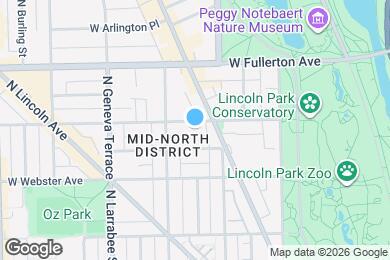 Map image of the property - 429 W Belden Ave