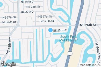 Map image of the property - 2416 NE 19th Ter