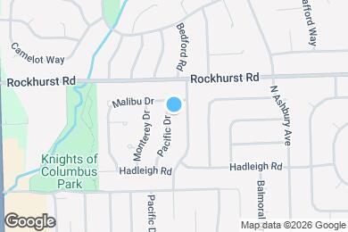 Map image of the property - 222 Pacific Dr