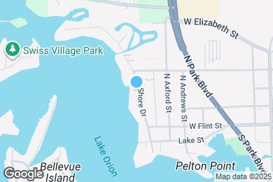 Map image of the property - 121 N North Shore Dr