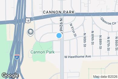 Map image of the property - 9200 W Park Hill Ave