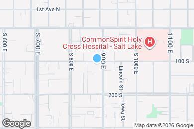 Map image of the property - 880 E 100 S