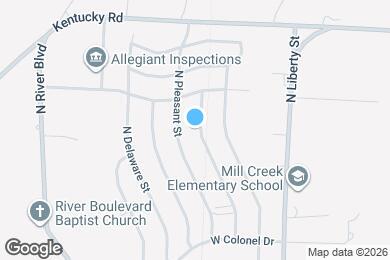 Map image of the property - 3510 S Spring St