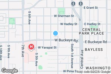 Map image of the property - 1020 S 3rd Ave