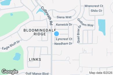 Map image of the property - 2302 Lyncrest Ct