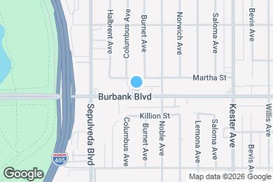 Map image of the property - Sherman Oaks