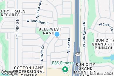 Map image of the property - 17646 N 168th Dr