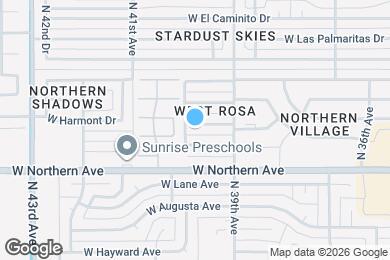 Map image of the property - 3939 W Harmont Dr